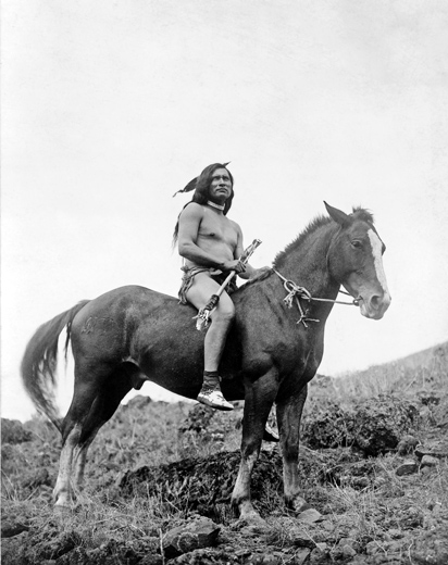 The Old-Time Warrior - Nez Perce: 1910